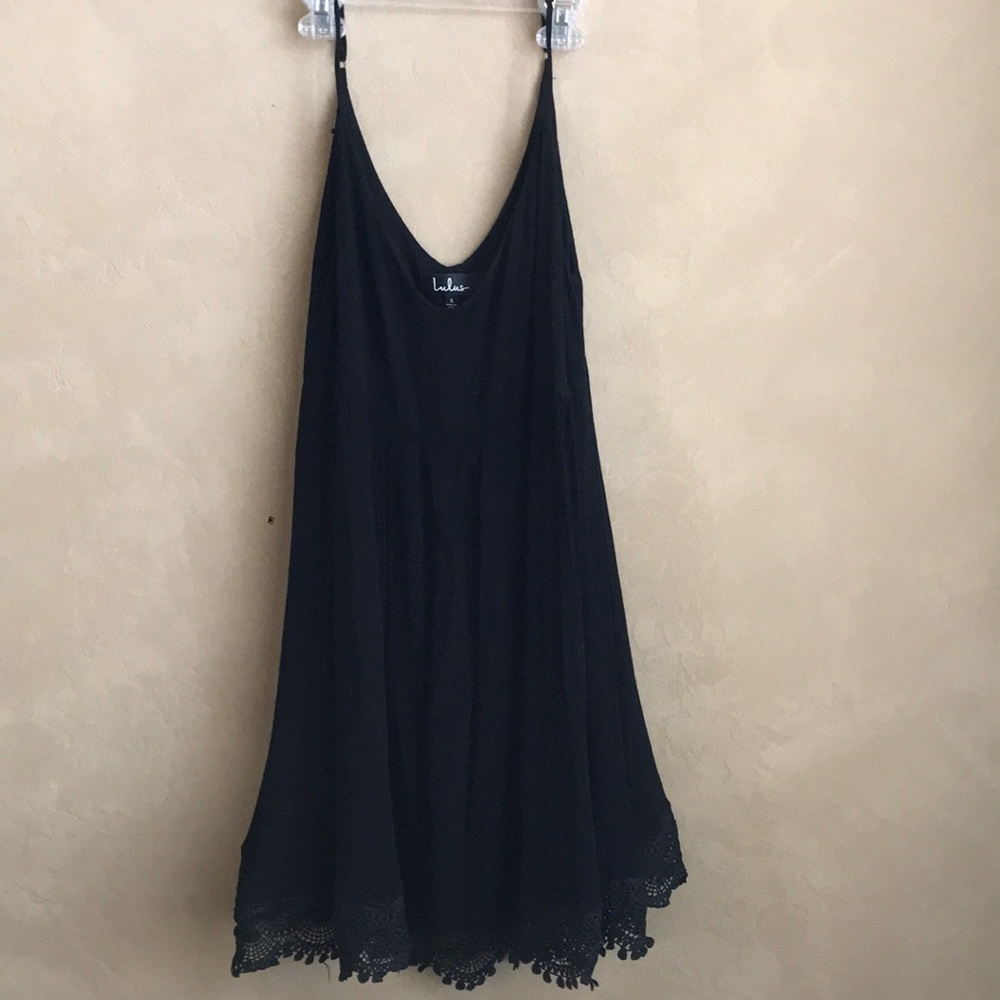 Lulus adorable sundress with detail at bottom